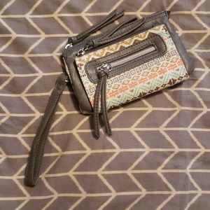 Maurices Tribal Print Wristlet